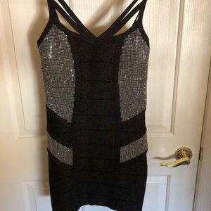 Bebe dress great for holiday parties